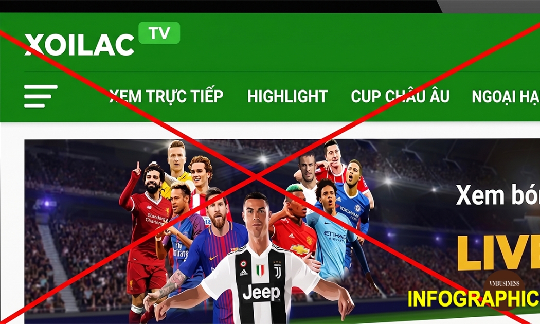 Bóc tách bí mật phía sau các ‘đế chế’ web lậu Xôi Lạc TV, CakhiaTV, RakhoiTV