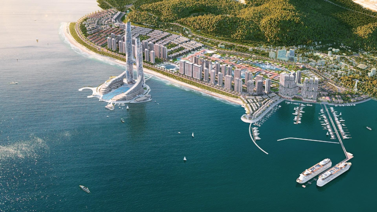 Quần thể Sun Elite City - "mỏ neo" giữ chân du khách và tạo dòng tiền bền vững cho giới đầu tư. Ảnh: Sun Property.