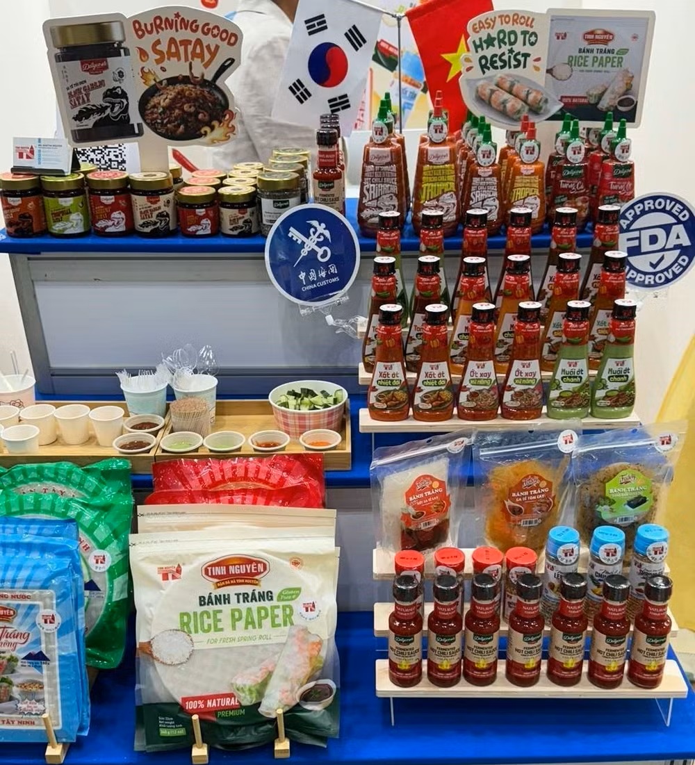 Sản phẩm Việt Nam tham gia Seoul food 2026 tại Hàn Quốc.