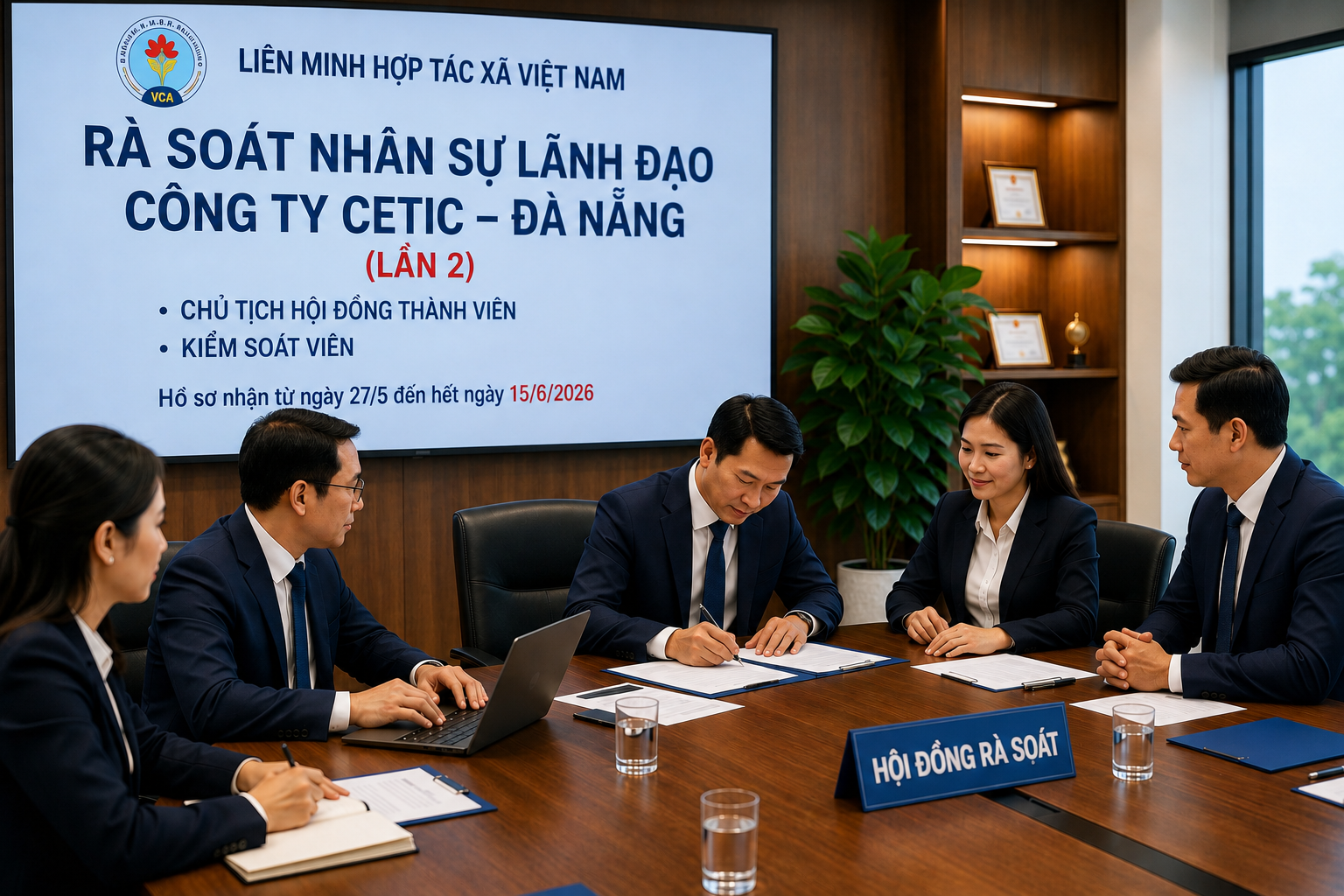 Liên minh HTX Việt Nam tiếp tục nhận hồ sơ nhân sự lãnh đạo CETIC đến ngày 15/6