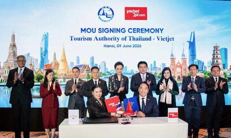 Vietjet và Tổng cục Du lịch Thái Lan hợp tác quảng bá hàng không, du lịch đến du khách toàn cầu