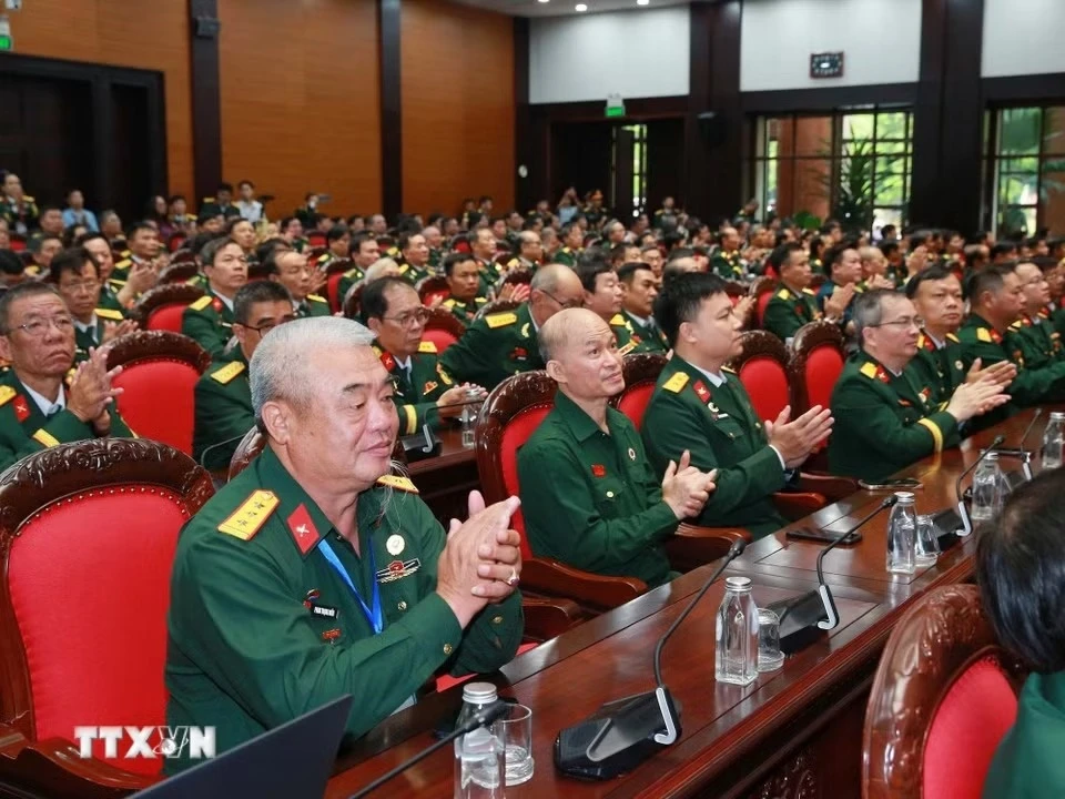 Tổng Bí thư, Chủ tịch nước Tô Lâm và các đại biểu dự Đại hội. Ảnh: Trọng Đức/TTXVN.