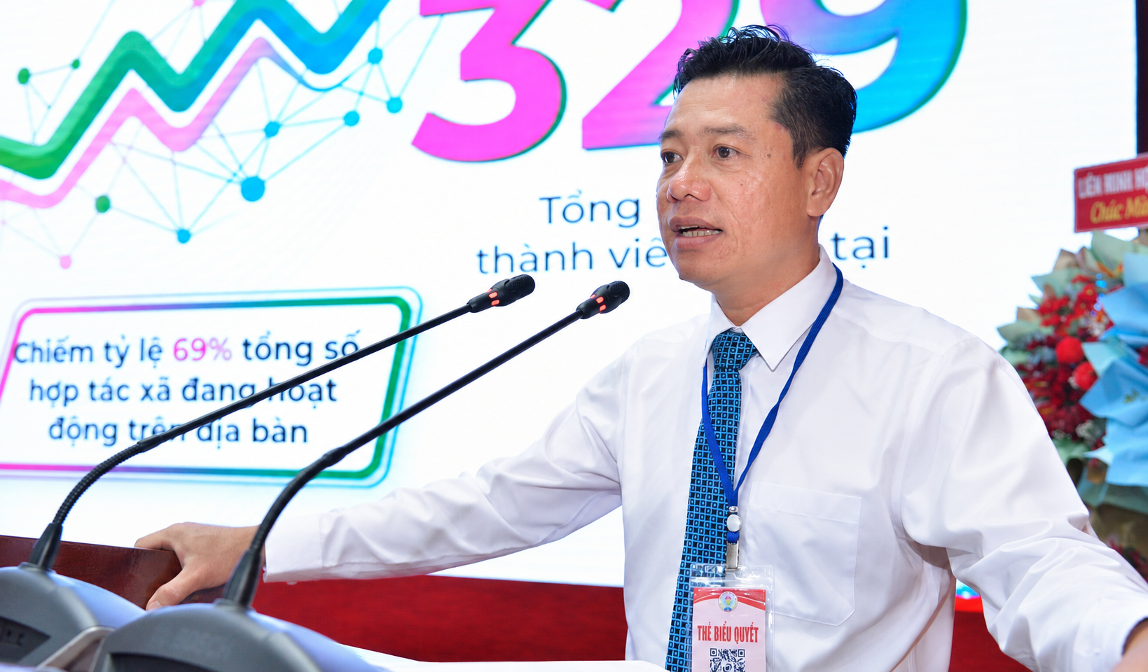 Ông Lê Quang Cường tái cử Chủ tịch Liên minh HTX tỉnh Đồng Tháp nhiệm kỳ 2025-2030.