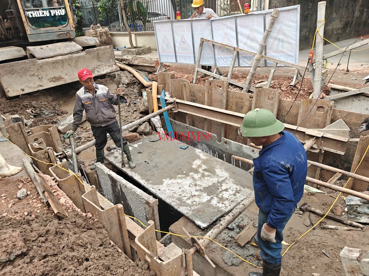 Cừ larsen đóng không đúng yêu cầu kỹ thuật...