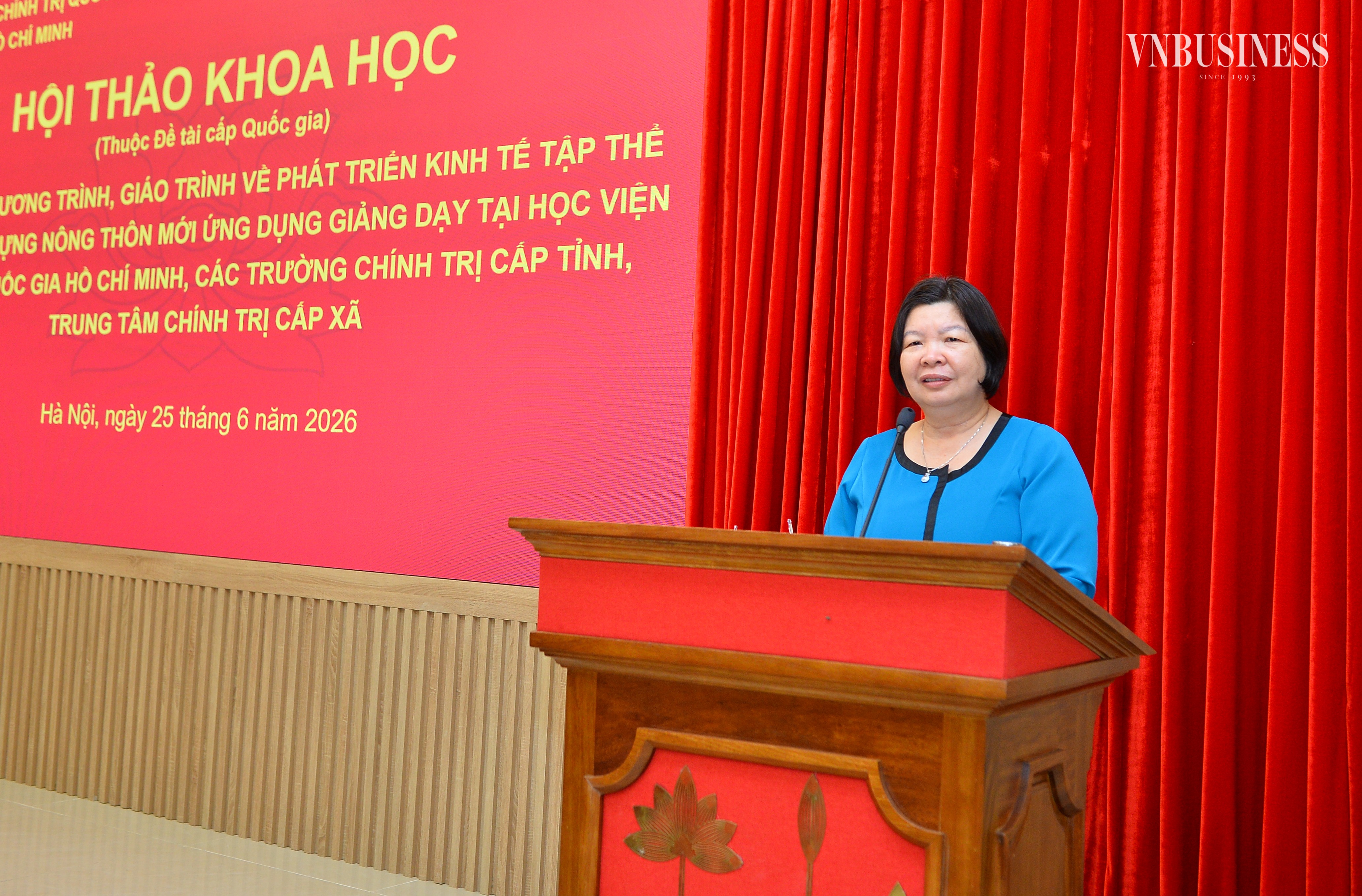 Chủ tịch Liên minh Hợp tác xã Việt Nam Cao Xuân Thu Vân