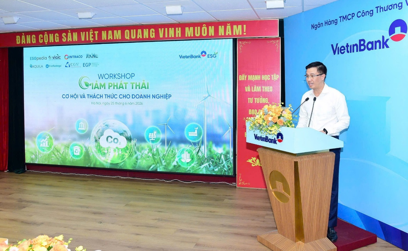 Ông Trần Hoài Nam, Phó Giám đốc Khối KHDN VietinBank cho biết Ngân hàng kỳ vọng cấu trúc cho vay liên kết bền vững sẽ trở thành mô hình phổ biến trên thị trường tài chính.