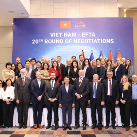 Việt Nam và EFTA kết thúc đàm phán Hiệp định thương mại tự do.