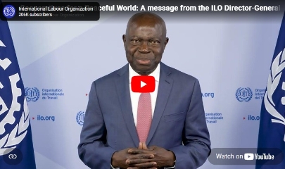 ILO Director-General Gilbert F. Houngbo