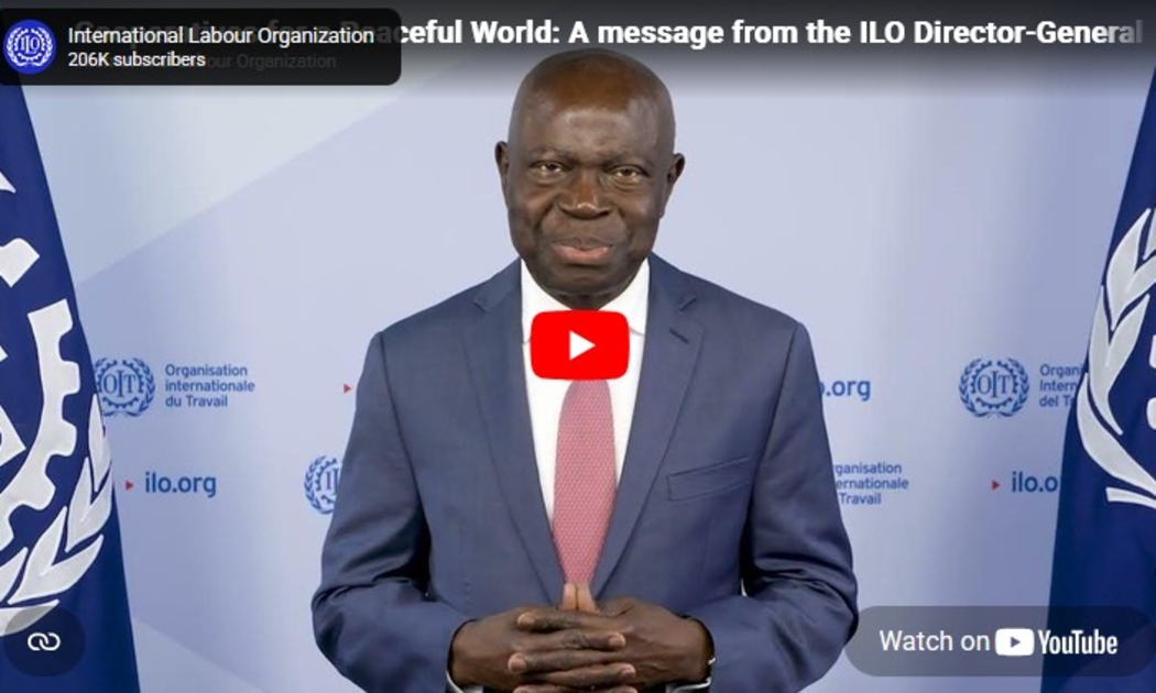 ILO Director-General Gilbert F. Houngbo