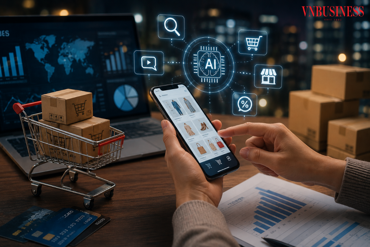 AI trở thành trợ lý mua sắm của người tiêu dùng.