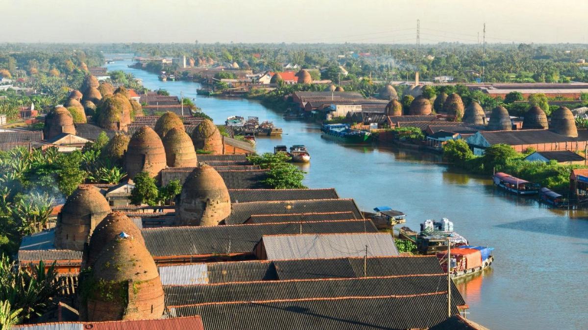 Làng gốm cổ Mang Thít. (Ảnh: Trung tâm Xúc tiến du lịch tỉnh Vĩnh Long)
