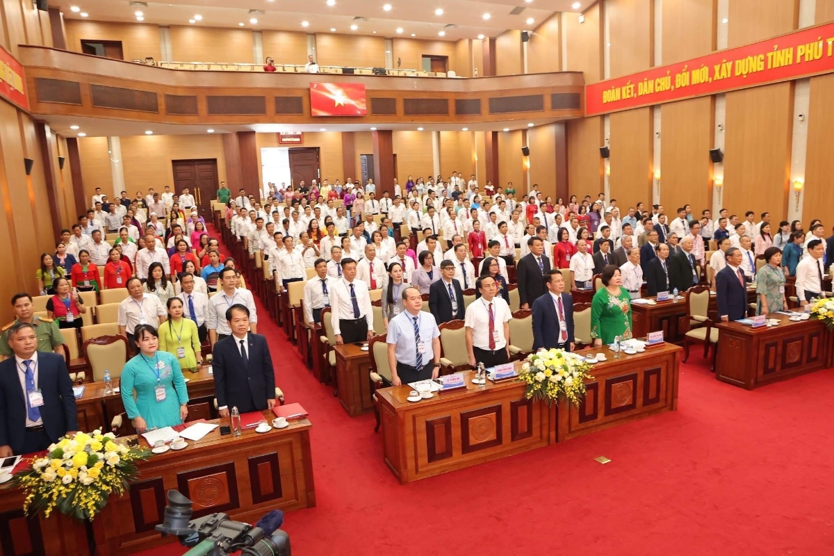 Toàn cảnh đại hội Liên minh HTX tỉnh Phú Thọ lần I.