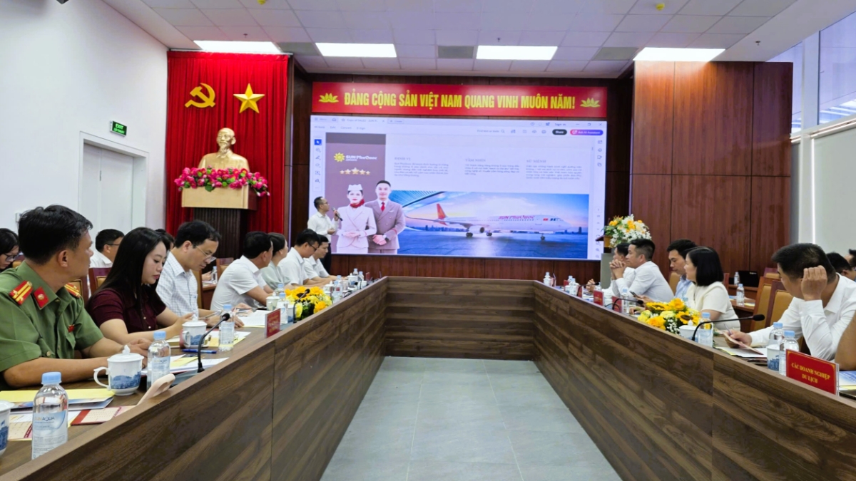Hội nghị giới thiệu các đường bay mới của hãng tại Hải Phòng diễn ra chiều 13/7.