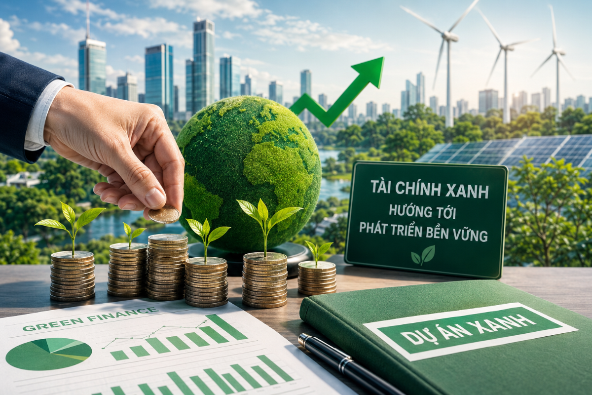 Dòng vốn xanh đang duy trì tốc độ tăng trưởng bình quân trên 20%/năm.