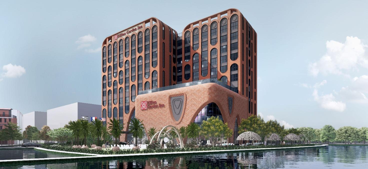 Sự hiện diện của thương hiệu khách sạn quốc tế Hilton Garden Inn tại Vĩnh Long (Ảnh: T&T Group).