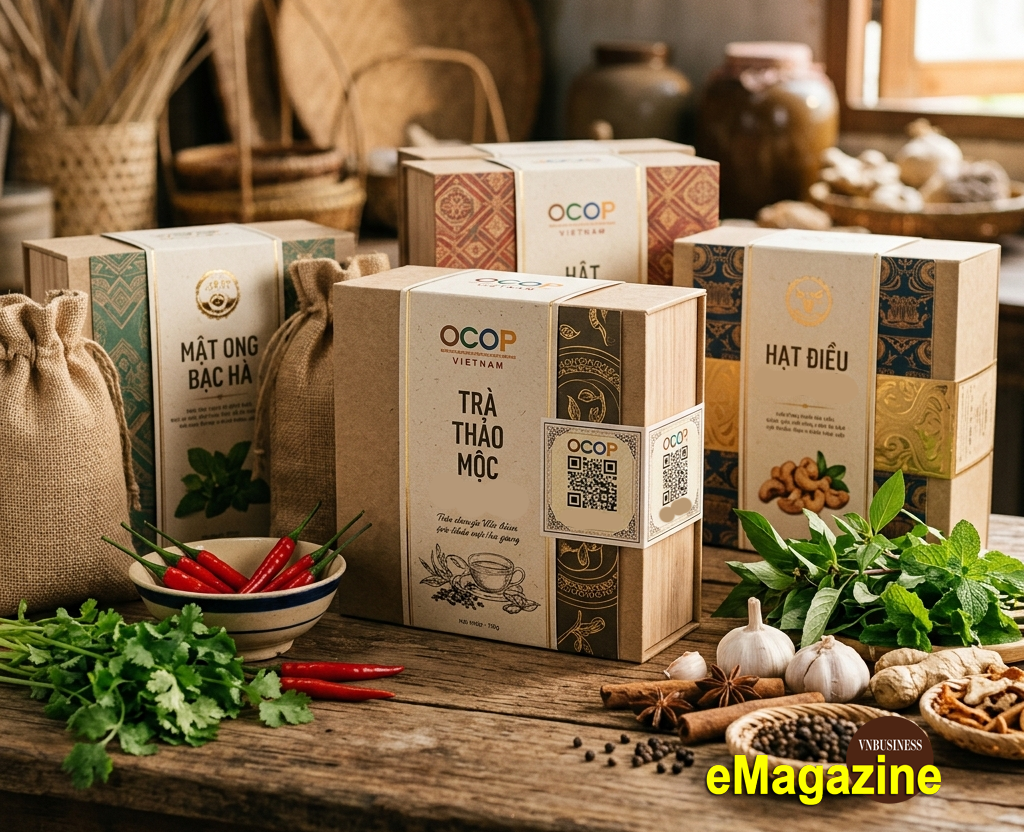 Sản phẩm OCOP Đà Nẵng và mã QR thương hiệu