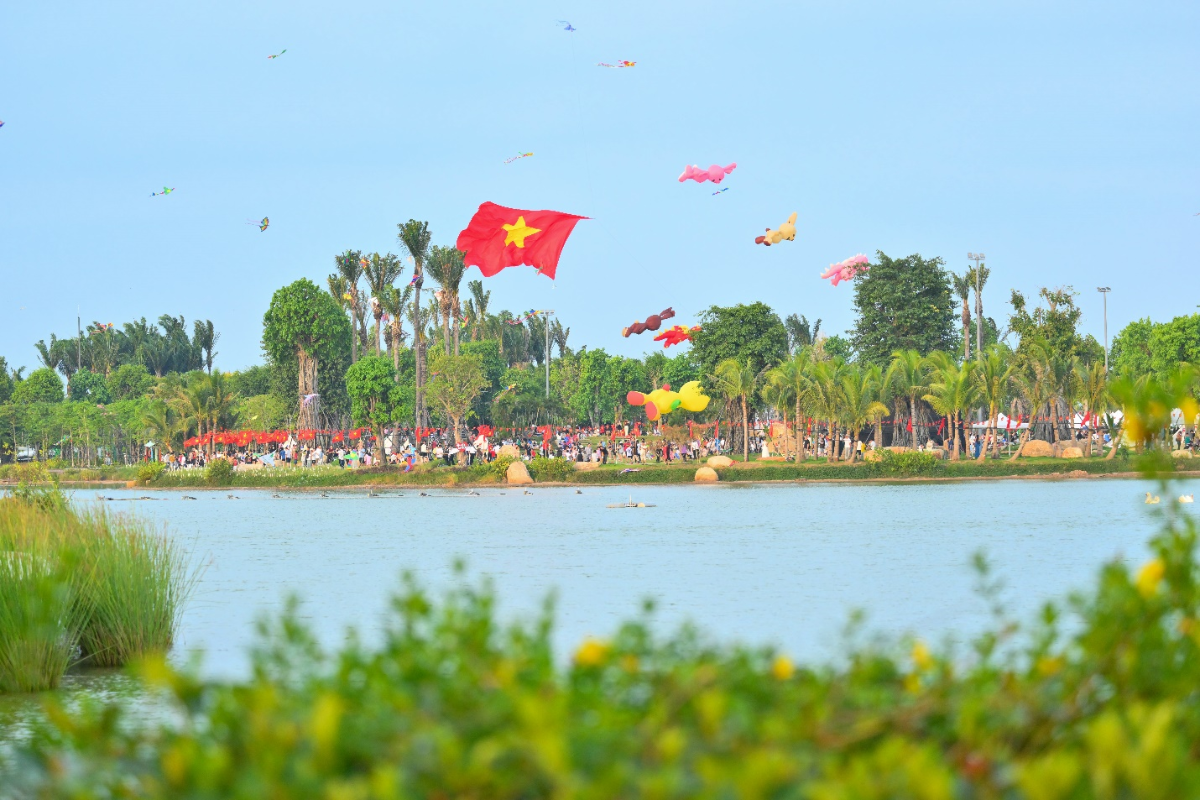 Eco Retreat trở thành điểm đến của nhiều gia đình cư dân, du khách. Ảnh: Anh Phương