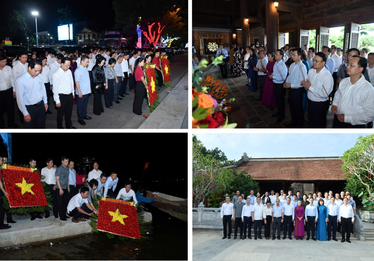 Đồng chí Tô Huy Vũ - Bí thư Đảng ủy, Chủ tịch Hội đồng Thành viên tham gia chương trình về nguồn cùng Đoàn công tác NHNN tại tỉnh Quảng Trị, Hà Tĩnh và Nghệ An. Đoàn công tác đã đến dâng hương, dâng hoa tưởng nhớ các Anh hùng liệt sĩ và trao tặng an sinh xã hội tại 03 tỉnh với tổng số tiền là 30 tỷ đồng (mỗi tỉnh 10 tỷ đồng).
