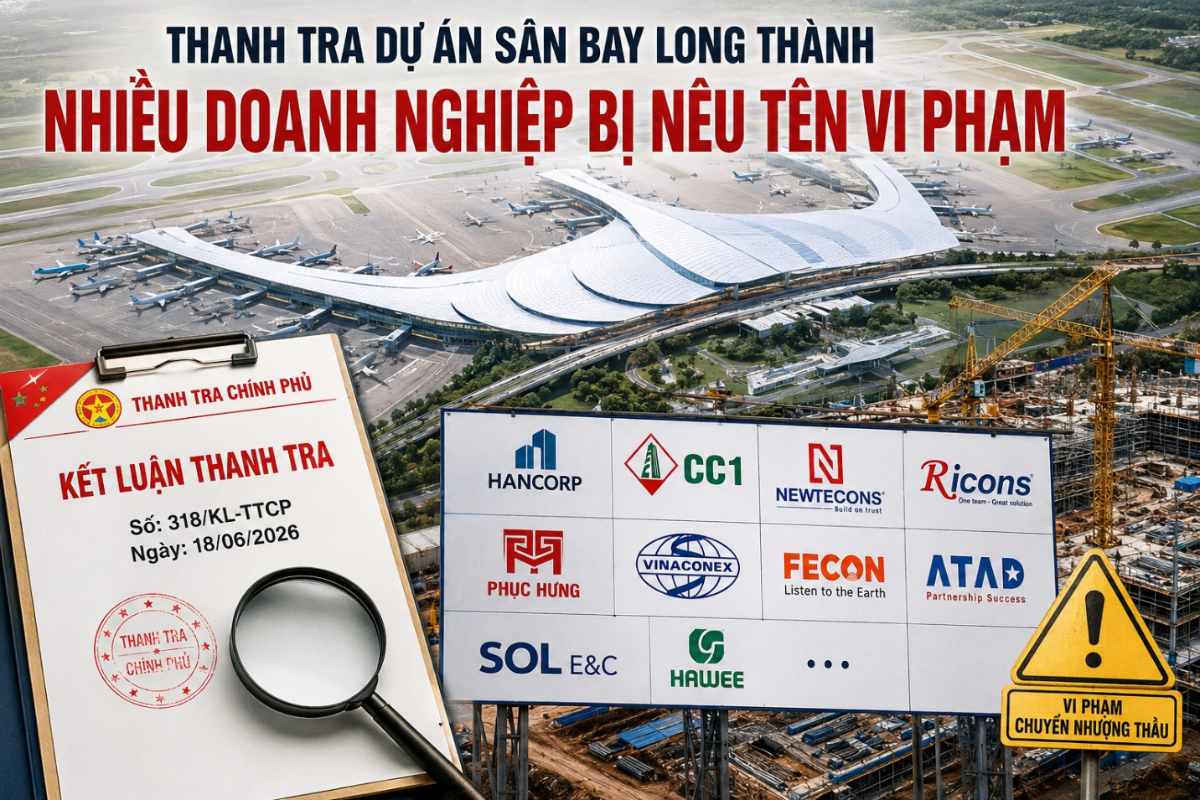 Kết luận thanh tra dự án Long Thành hé lộ loạt vi phạm của nhiều nhà thầu lớn (minh họa)