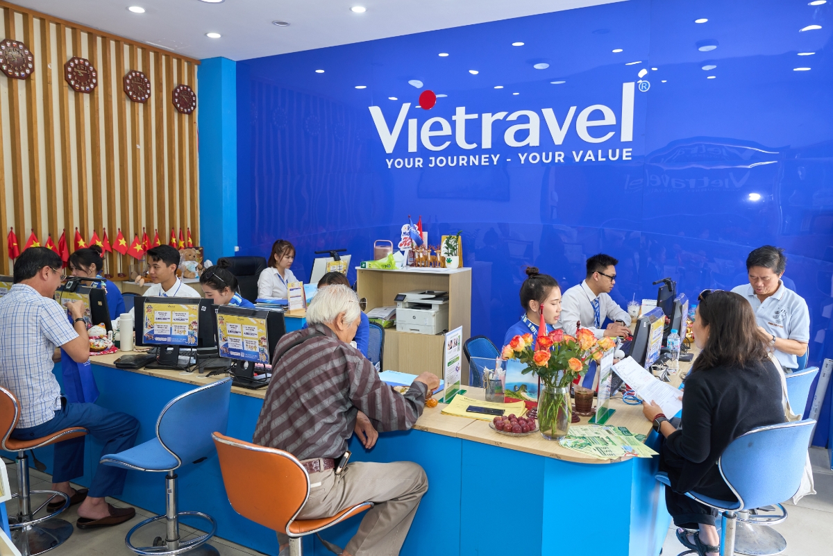 Văn phòng giao dịch Vietravel Hà Nội.