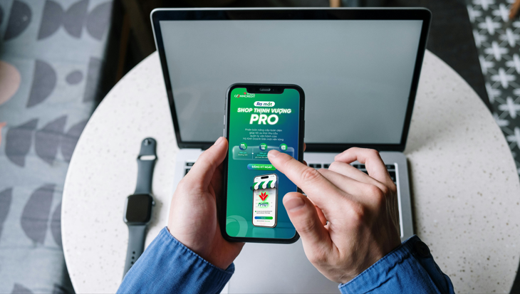 Shop Thịnh Vượng Pro giúp mọi khoản tiền giao dịch thu chi được tổng hợp trực quan.