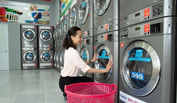 Giặt sấy tự động mở ‘cửa sáng’ cho doanh nghiệp dịch vụ