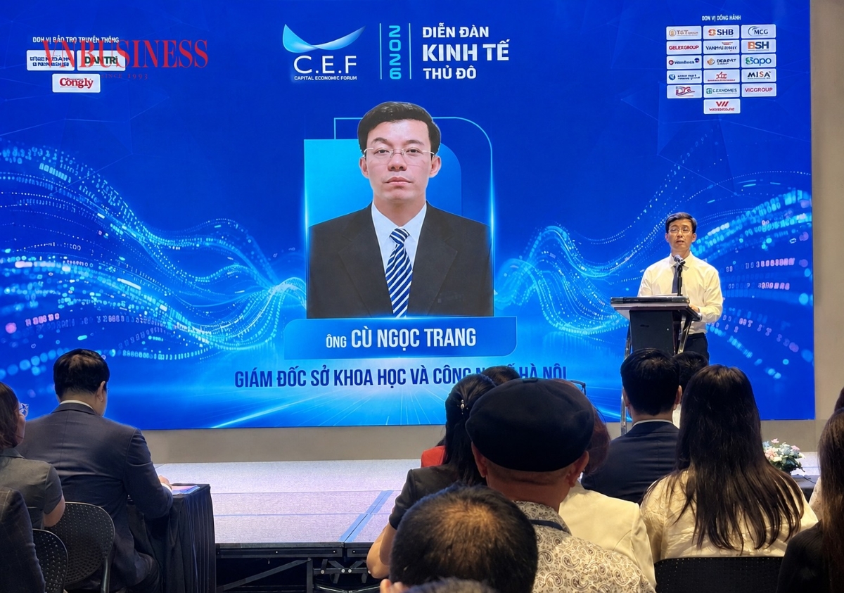 Ông Cù Ngọc Trang, Giám đốc Sở Khoa học và Công nghệ TP Hà Nội.