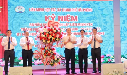 Kỷ niệm 36 năm thành lập Liên minh HTX TP Hải Phòng