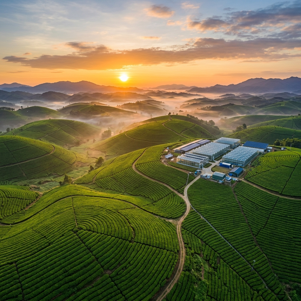Đồi chè Thái Nguyên & Nông nghiệp công nghệ cao