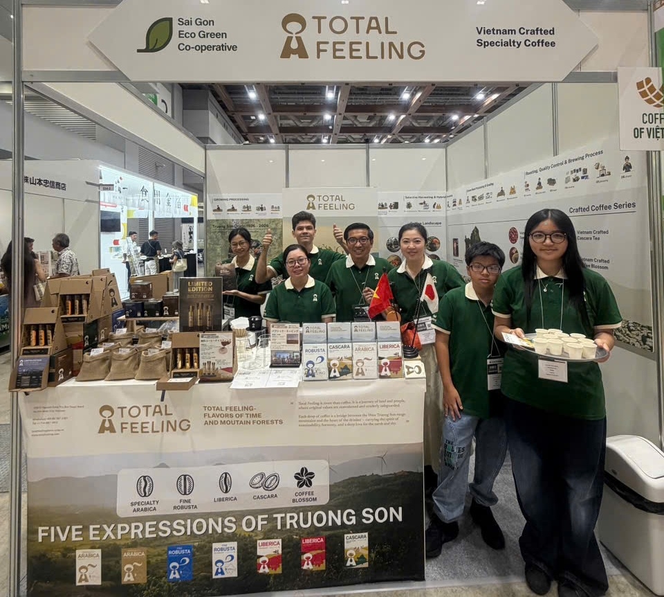 Gian hàng của HTX tại CAFERES JAPAN 2026.