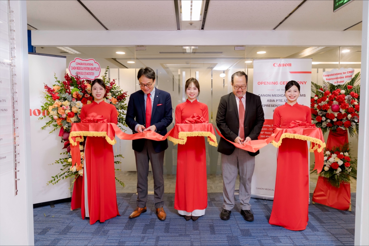 Khai trương văn phòng đại diện của Canon Medical tại Hà Nội.