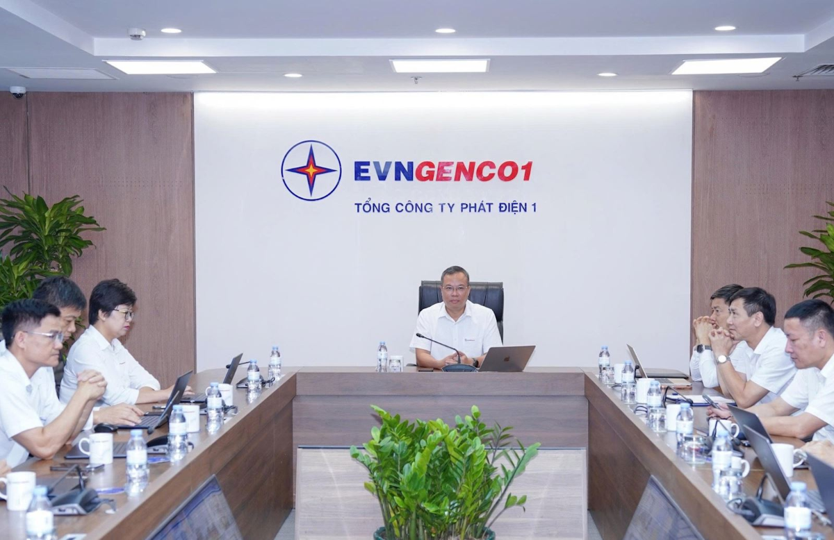 Tổng Giám đốc Lê Hải Đăng chủ trì Hội nghị giao ban tháng 8/2026 của EVNGENCO1.