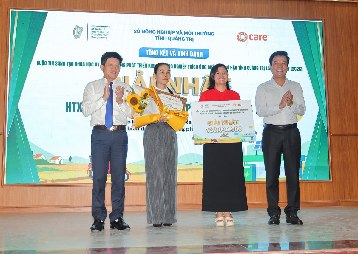 Sáng kiến lưới phao nổi thích ứng mực nước giúp HTX Lộc Phát đoạt giải Nhất cuộc thi sáng tạo khoa học kỹ thuật của tỉnh Quảng Trị.