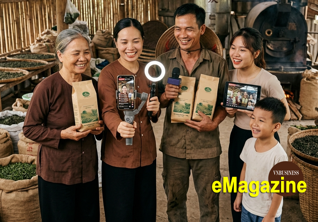 Gia đình ông Triệu Văn Tư livestream sao chè