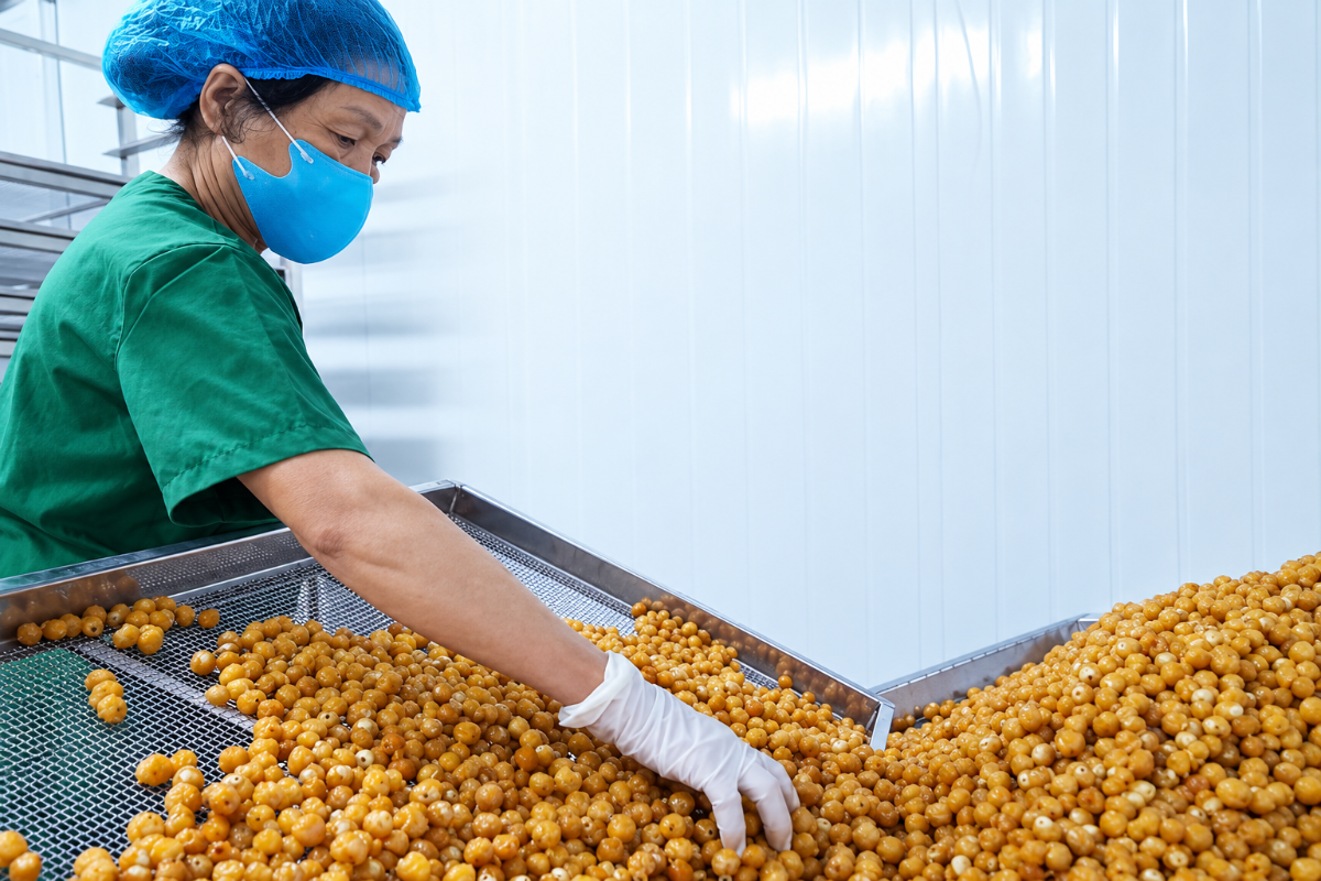 Chế biến sâu được HTX đầu tư bài bản.