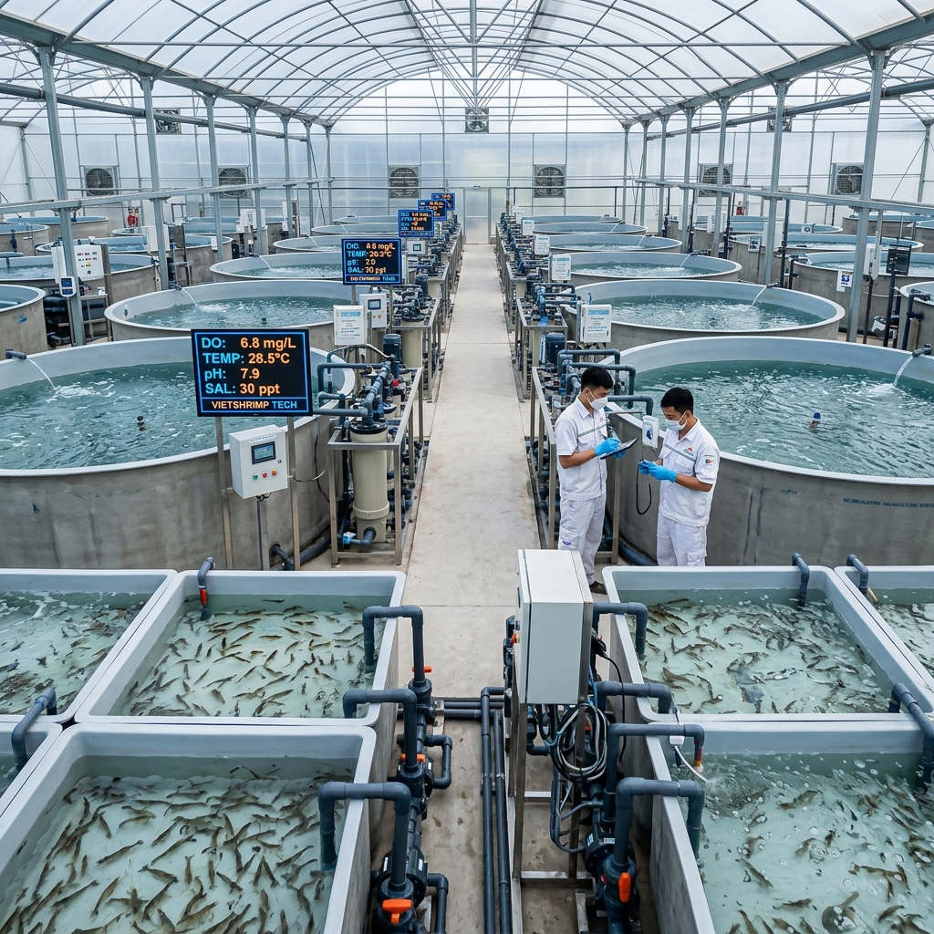 HTX Nuôi tôm công nghệ cao Cẩm Phả