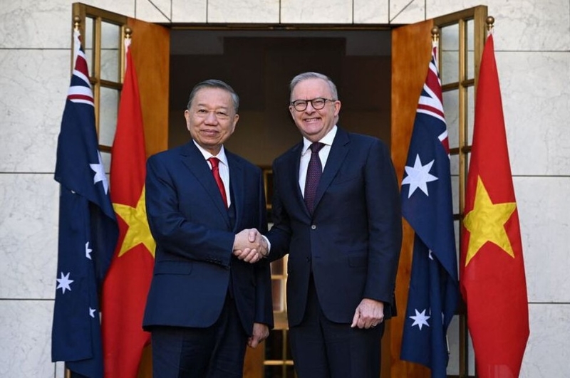 Tổng Bí thư, Chủ tịch nước Tô Lâm thăm cấp Nhà nước Australia: Nâng tầm hợp tác kinh tế, khoáng sản, quốc phòng