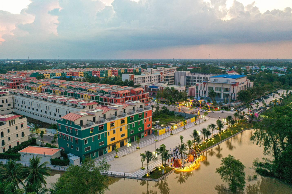 T&T Homes Elite Rivera nhìn từ trên cao. (Ảnh: Anh Chiến)
