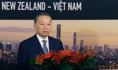 Tổng Bí thư, Chủ tịch nước Tô Lâm dự Hội nghị bàn tròn doanh nghiệp New Zealand-Việt Nam, sáng 13/8.
