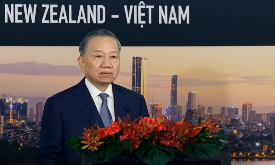 Tổng Bí thư, Chủ tịch nước Tô Lâm dự Hội nghị bàn tròn doanh nghiệp New Zealand-Việt Nam, sáng 13/8.