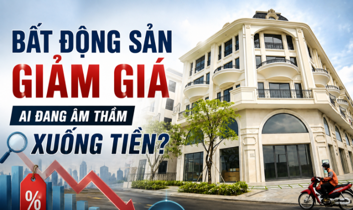 Bất động sản giảm giá, ai đang âm thầm xuống tiền?