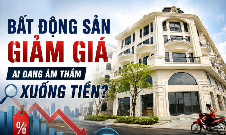 Bất động sản giảm giá, ai đang âm thầm xuống tiền?