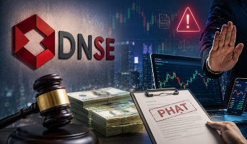 DNSE bị phạt 802,5 triệu đồng, phải dừng một số dịch vụ ký quỹ