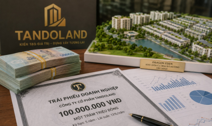 Lỗ 5 năm liên tiếp, Tandoland vẫn huy động 903 tỷ đồng trái phiếu chỉ trong hơn 2 tháng
