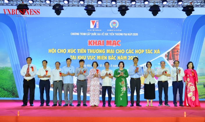 Gần 150 gian hàng tham gia Hội chợ Xúc tiến thương mại cho các HTX khu vực miền Bắc năm 2026