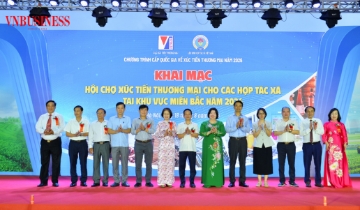 Gần 150 gian hàng tham gia Hội chợ Xúc tiến thương mại cho các HTX khu vực miền Bắc năm 2026