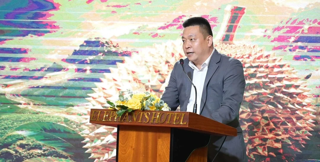 ông Lưu Húc, Giám đốc kinh doanh thị trường nước ngoài, Liên hiệp Hợp tác xã Cung ứng và Tiêu thụ Quảng Tây, đại diện China Coop.