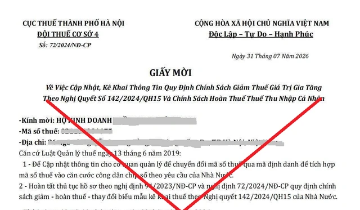 Cơ quan thuế hướng dẫn cách nhận diện