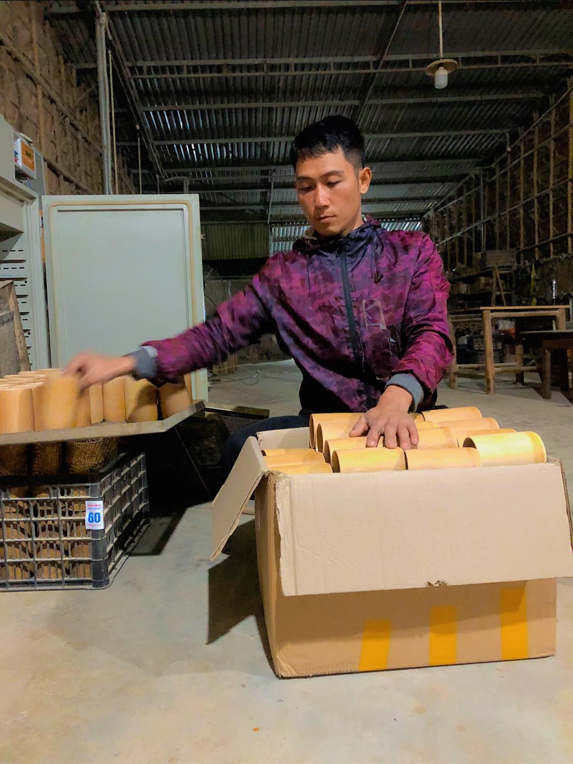 HTX Trà Lân phát triển mỹ phẩm và thủ công mỹ nghệ từ tre.
