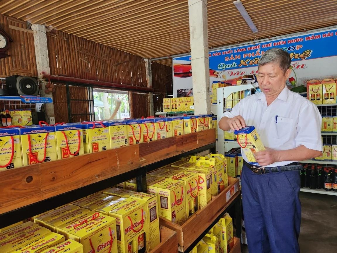 Nước mắm Hải Giang 1 chú trọng phát triển nhãn hiệu tập thể gắn với an toàn vệ sinh thực phẩm.